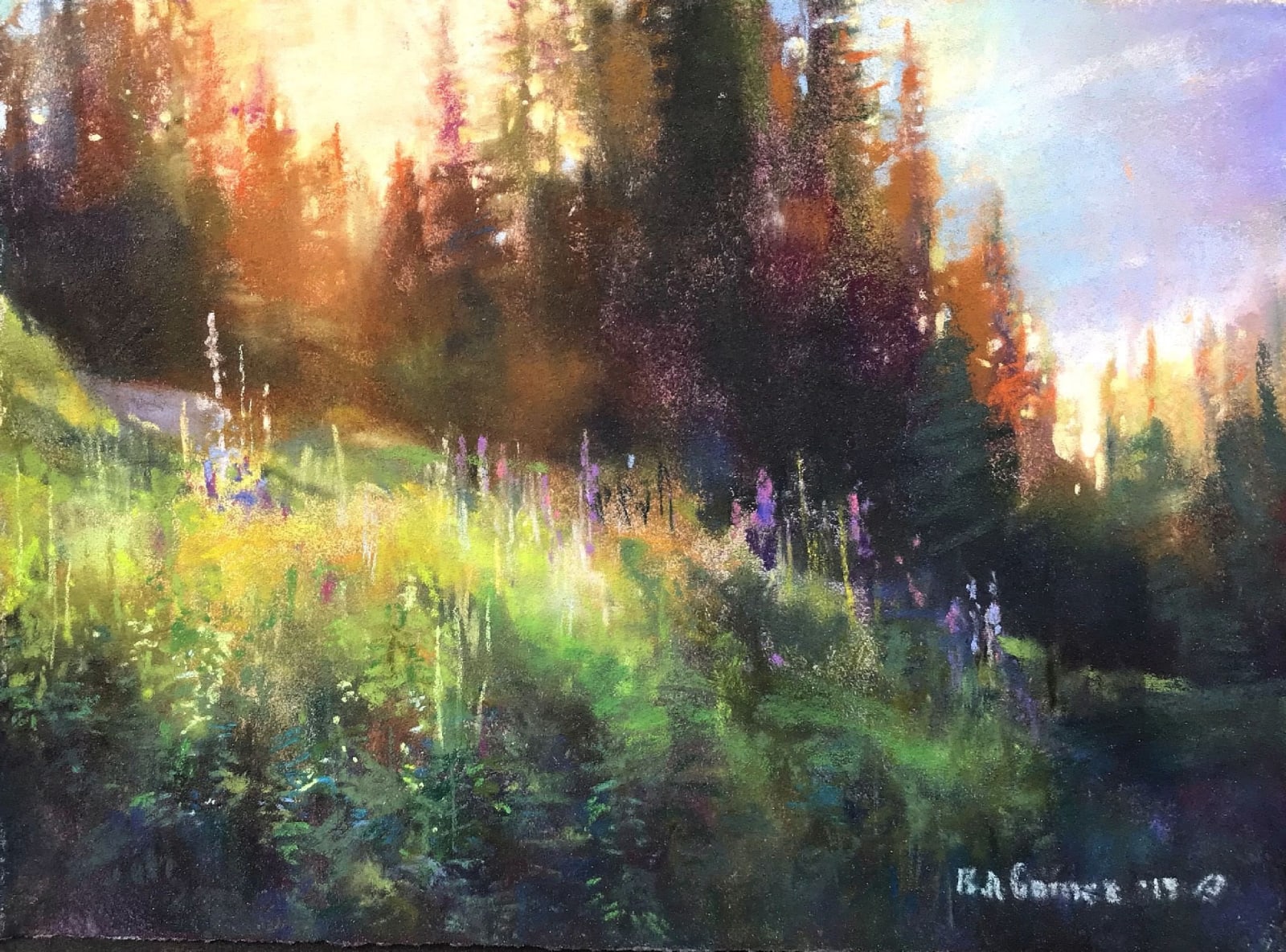 Bruce A. Gomez, Alta Lakes #1, 2019
