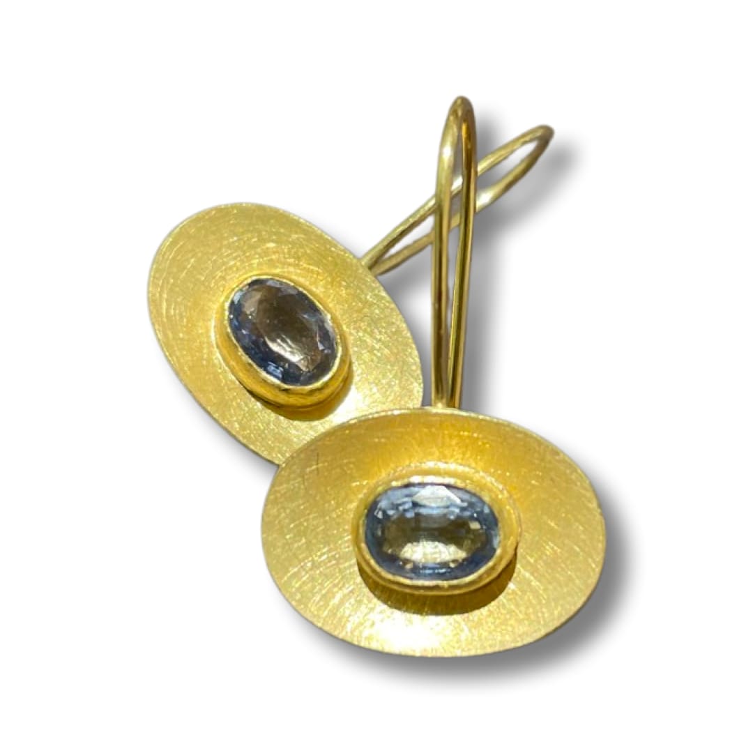 Petra Class, Oval Sapphires Earrings