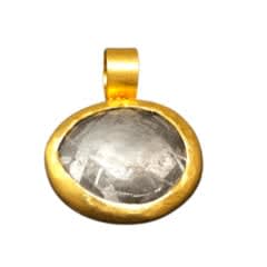 Marki Knopp, Meteorite from Namibia Pendant, 22K Gold