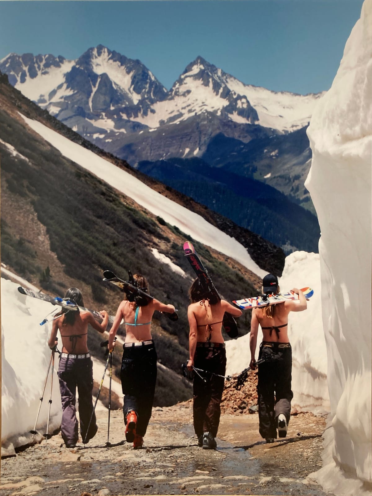 Brett Schreckengost, Ophir Pass Posse (Color, From the Back, Unframed) 14x11, circa 2010