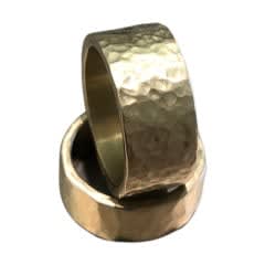 T Fino Jewelry, Wide 18K Gold Band