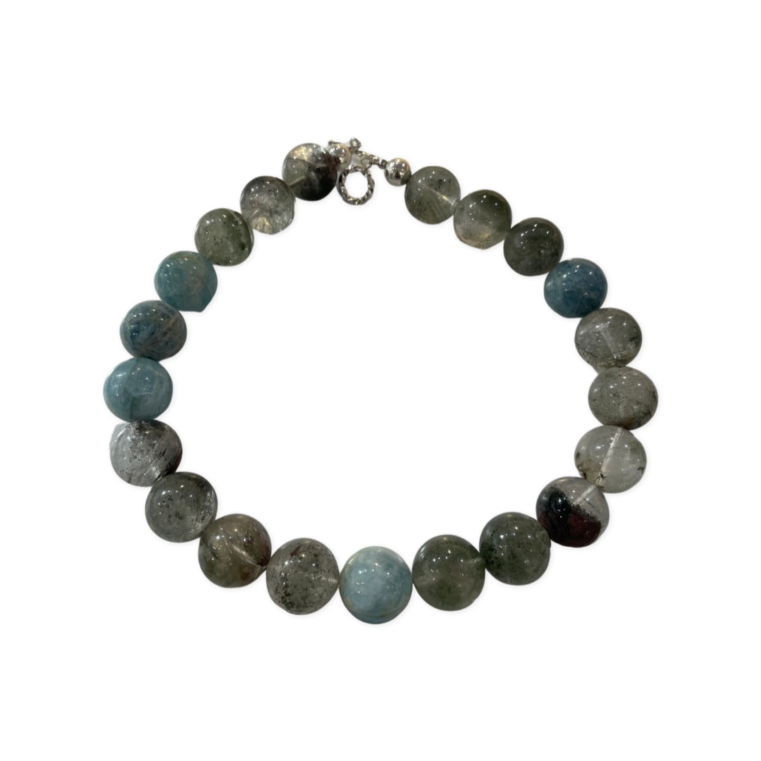 Jenn Dewey, Madagascar Aquamarine & Quartz Necklace