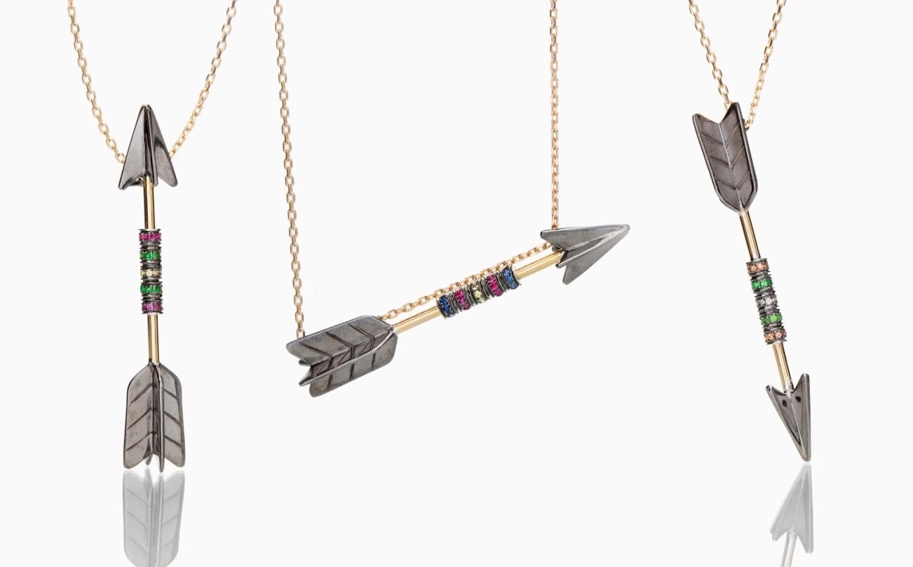 Nayla Shami, WEAR IT THREE WAYS ARROW 18K gold
