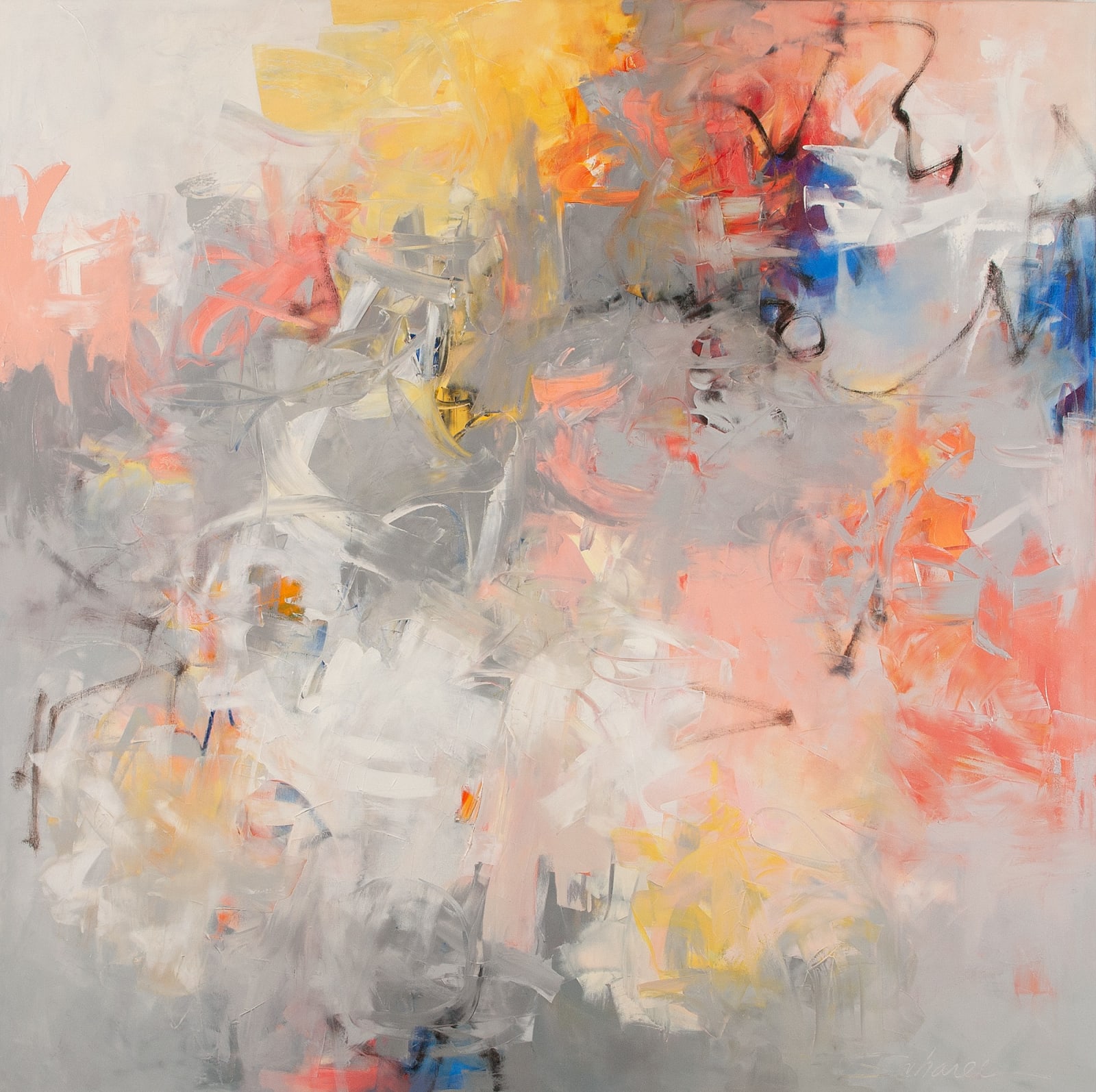Karen Scharer, Notes From a Summer Evening, 2022