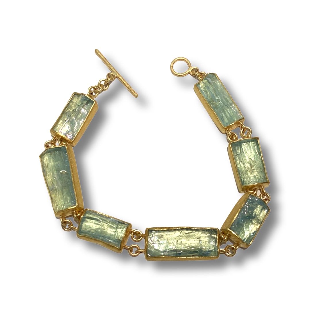 Petra Class, Rough Aquamarines Bracelet