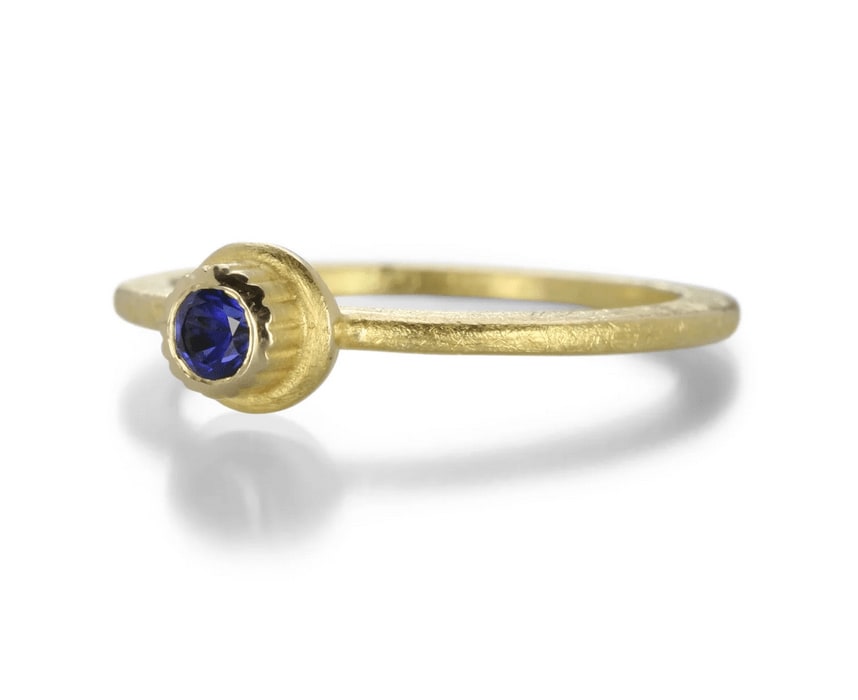 Barbara Heinrich, Round Blue Sapphire Ring