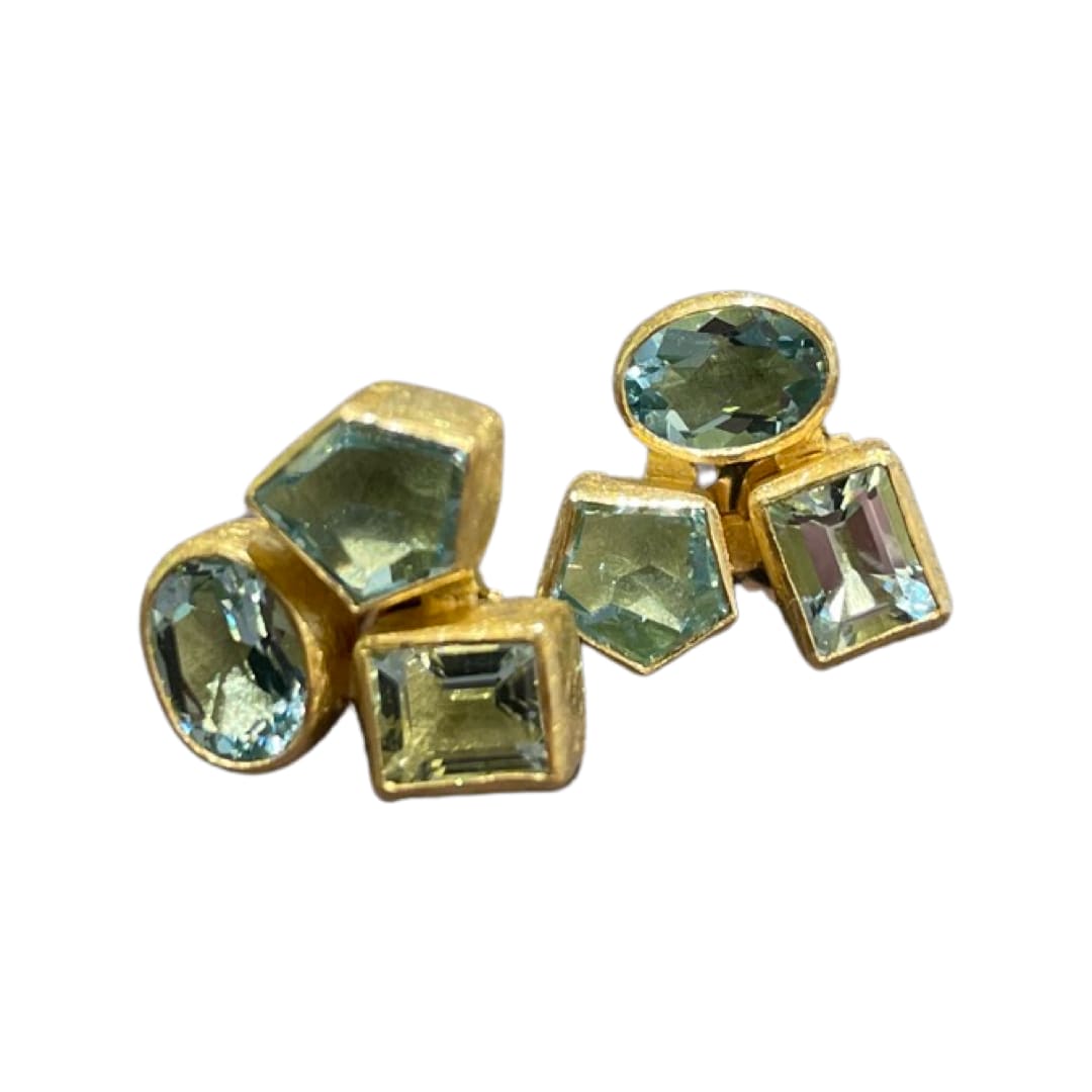 Petra Class, Earrings with Aquamarine