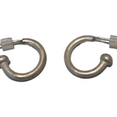 Marki Knopp, Sterling Silver Hoop Earrings