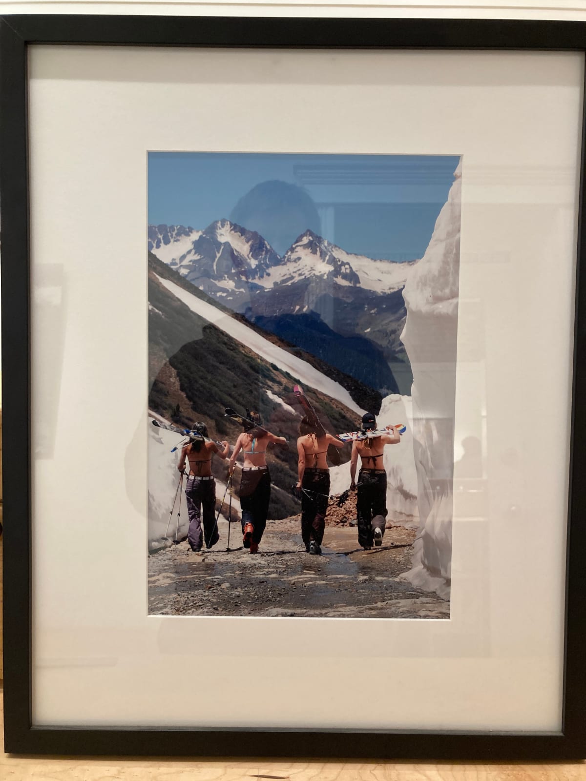 Brett Schreckengost, Ophir Pass Posse (Color, From the Back, Framed), circa 2010