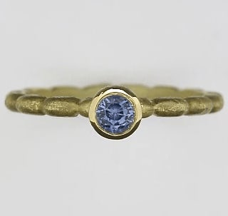 Barbara Heinrich, Round Light Blue Sapphire Ring