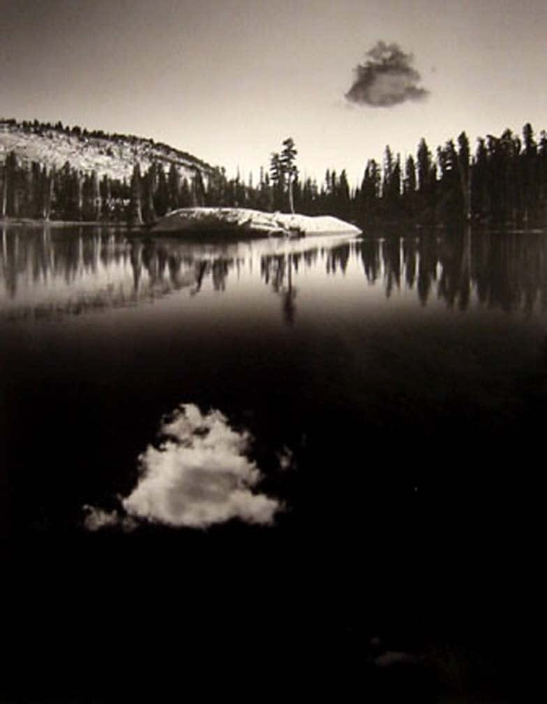 Jerry Uelsmann, Untitled, 1994 (Reflection of Cloud in Water), 1994