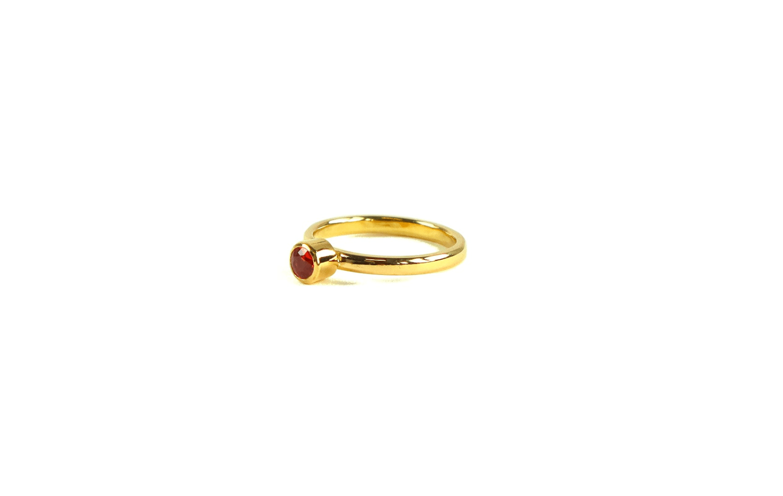 Nanci Modica, Orange Sapphire Ring, 0.35ctw