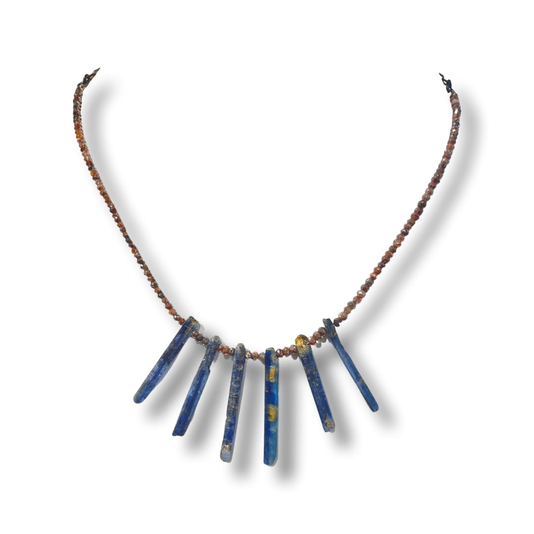 Maria Lightfoot, Brown Diamond Necklace with Kyanite Spikes