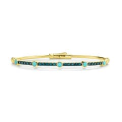 Sloane Street, Turq Bracelet w/ Blue Dia Detail