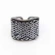 Tana Acton, Oxidized Sterling Silver with Niobium Beads Ring