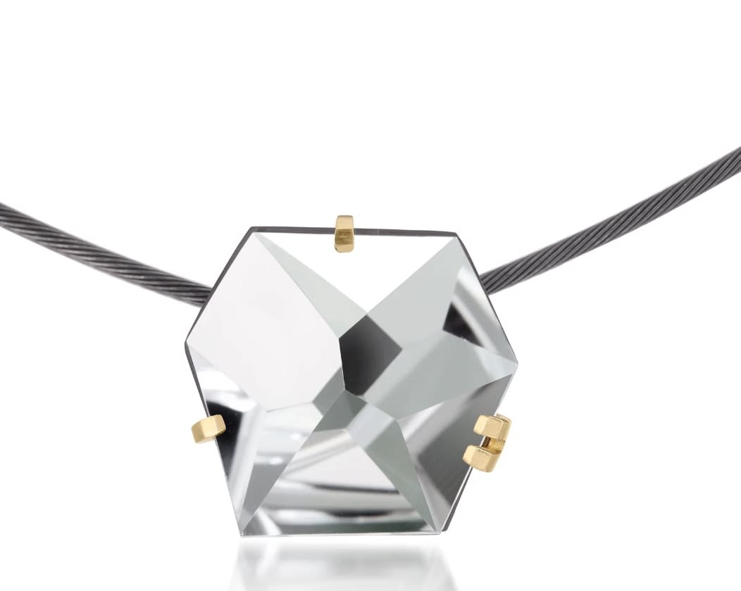 Elizabeth Garvin, White Quartz Necklace