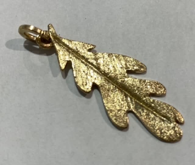 Jenn Dewey, Oak Leaf Pendant - 14K YG