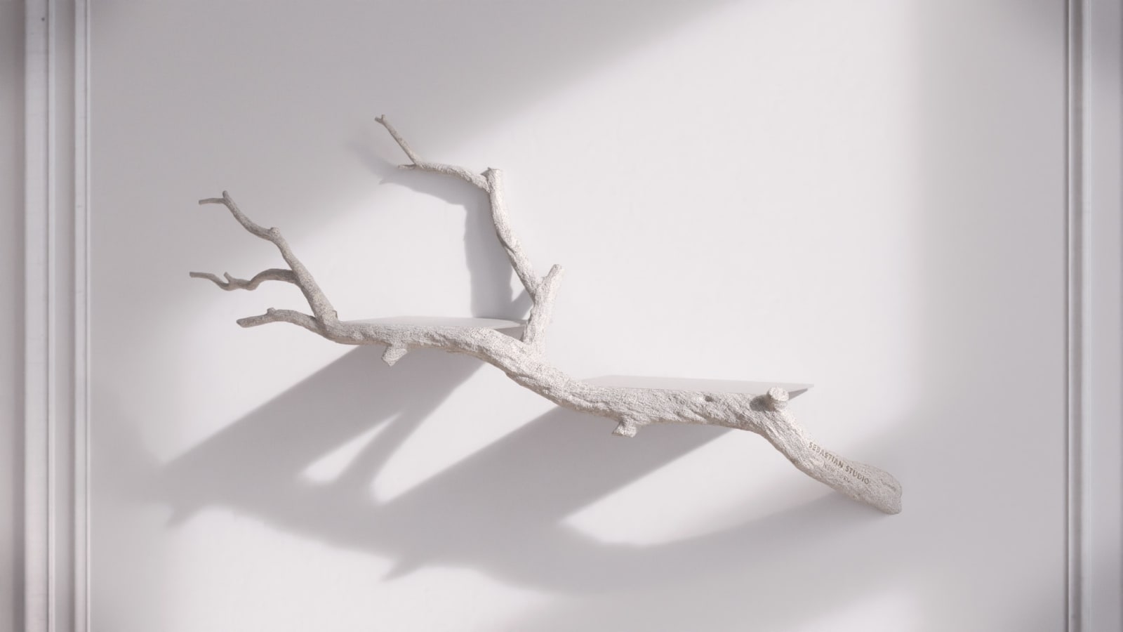 Sebastian Errazuriz, Small White Branch Shelf