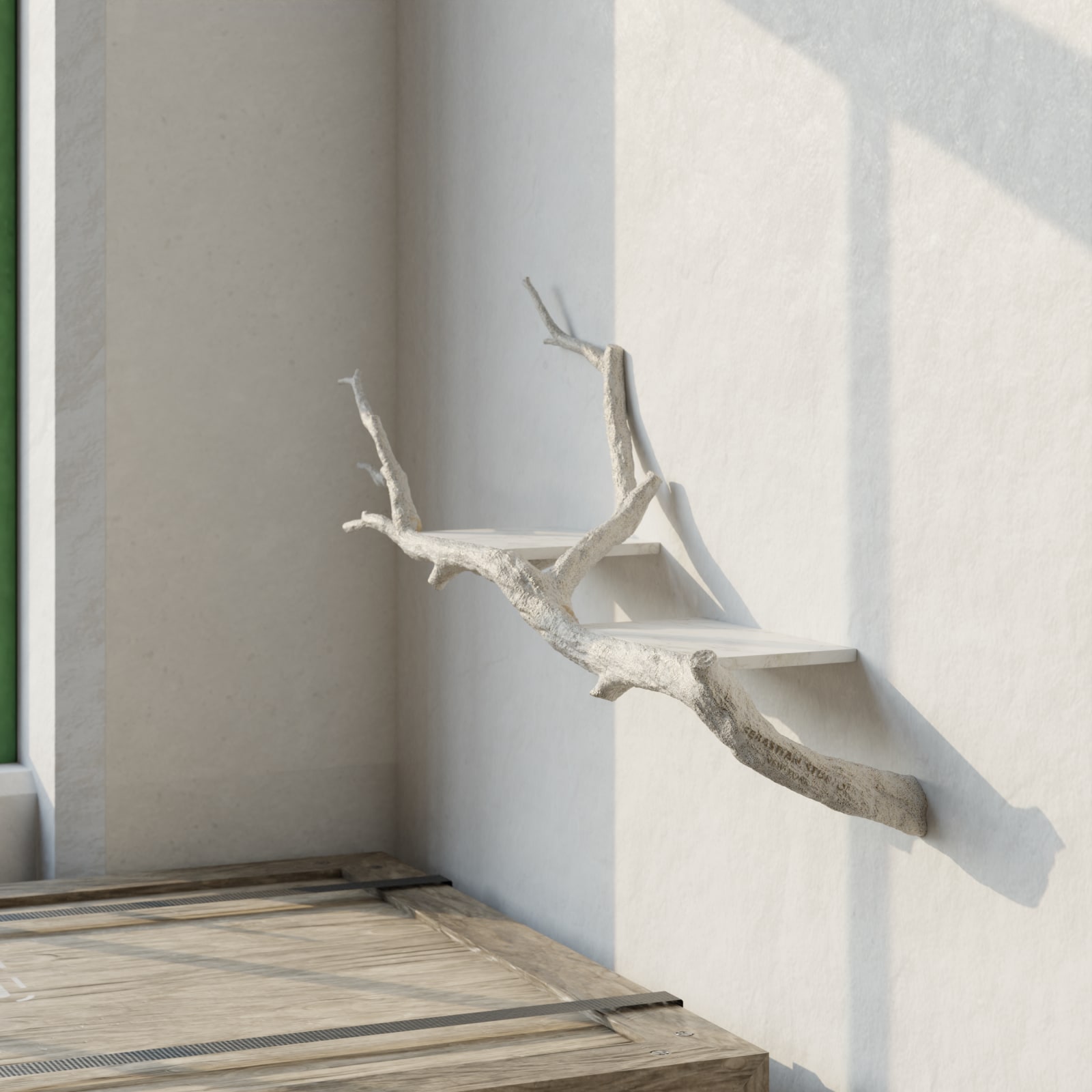 Sebastian Errazuriz, Small White Branch Shelf