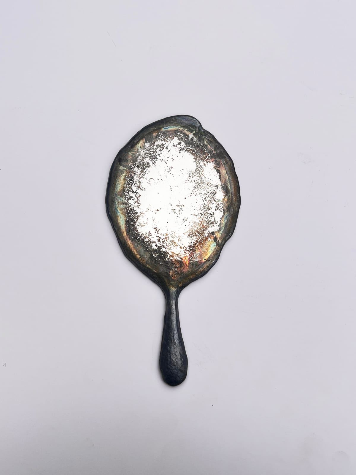 Adi Toch, Melty hand mirror (small), 2024