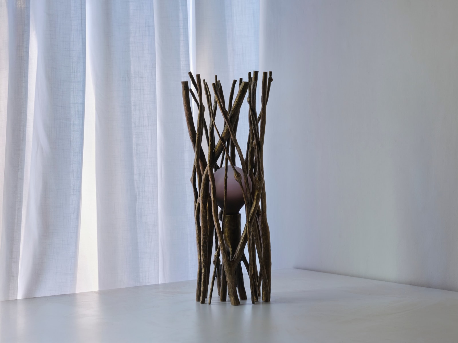 Julian Watts, Stick Lamp, 2025