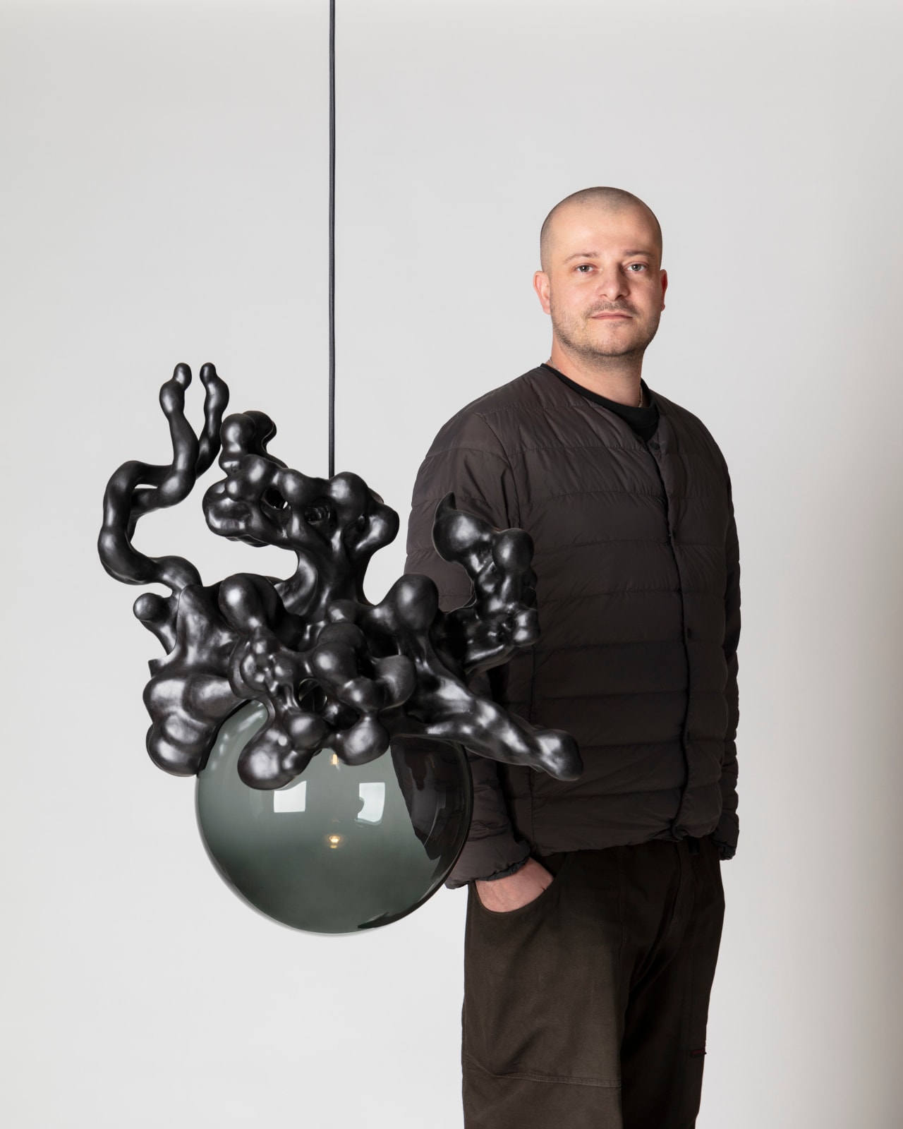 Tadeas Podracky, The Bloom of Bones Light in Black, 2025