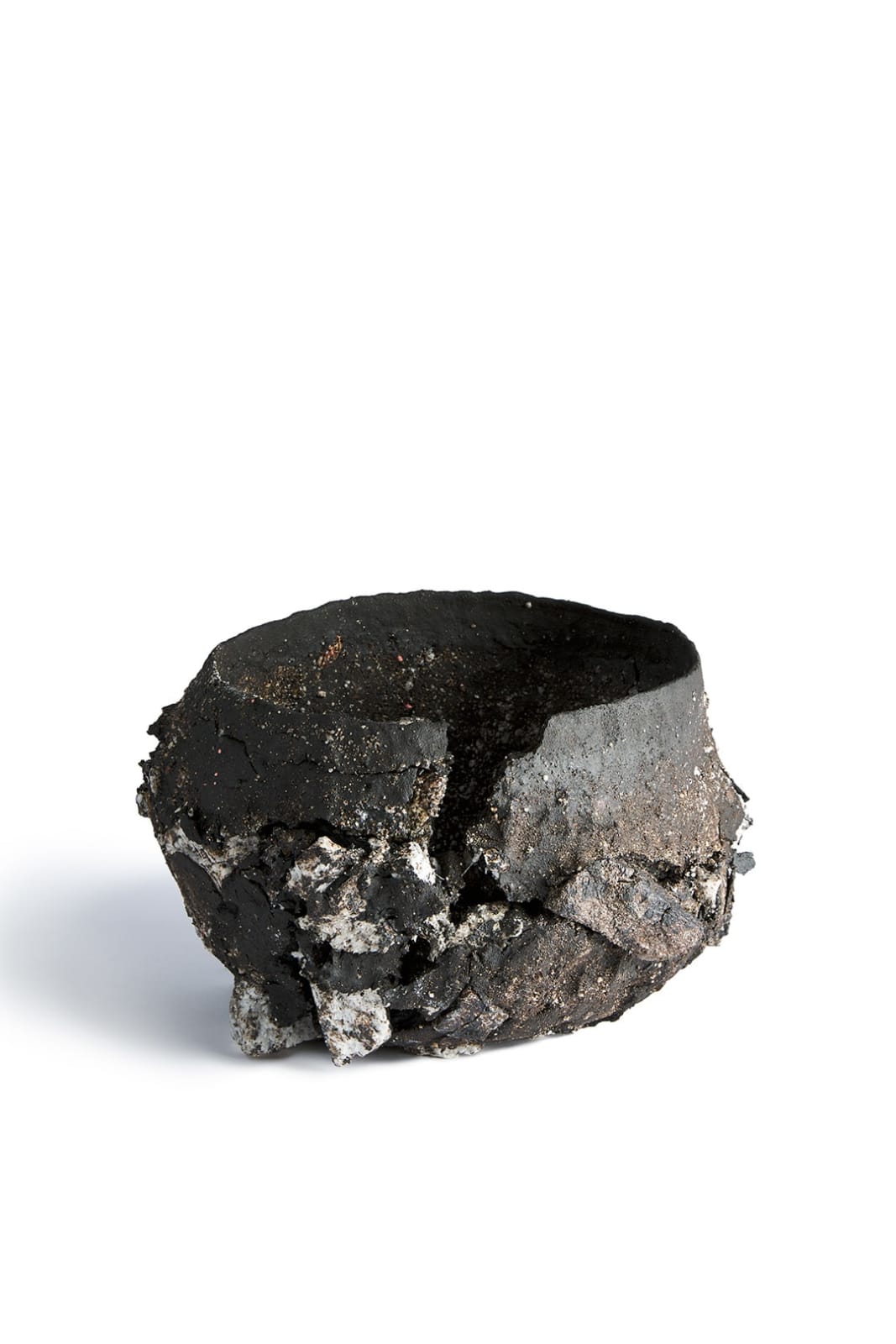 Aneta Regel, Black Raining Stone Vessel, 2024