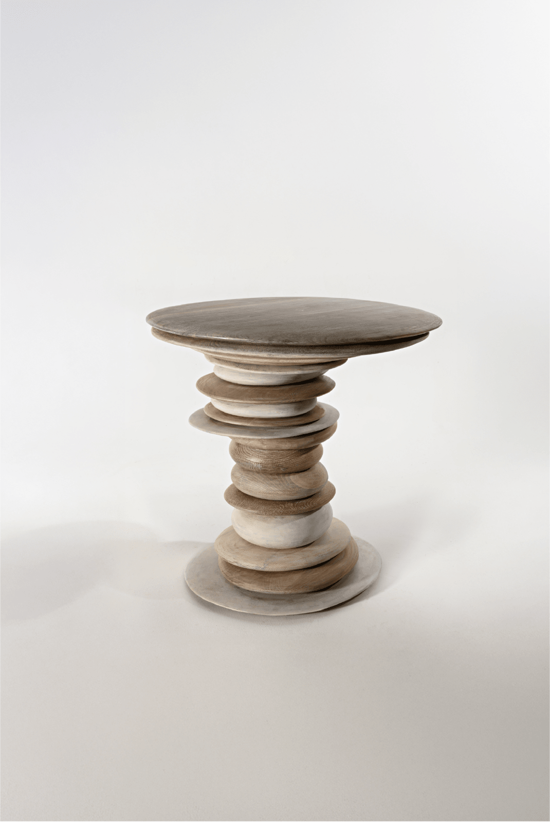 Christopher Kurtz, Skipping Stone Side Tables (Winter)