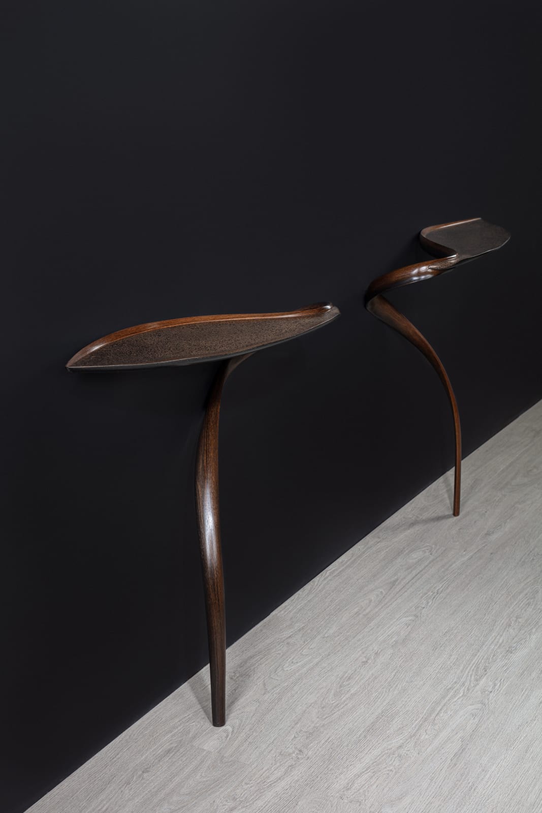 Marc Fish, Mokume Gane Small Console Table, 2023