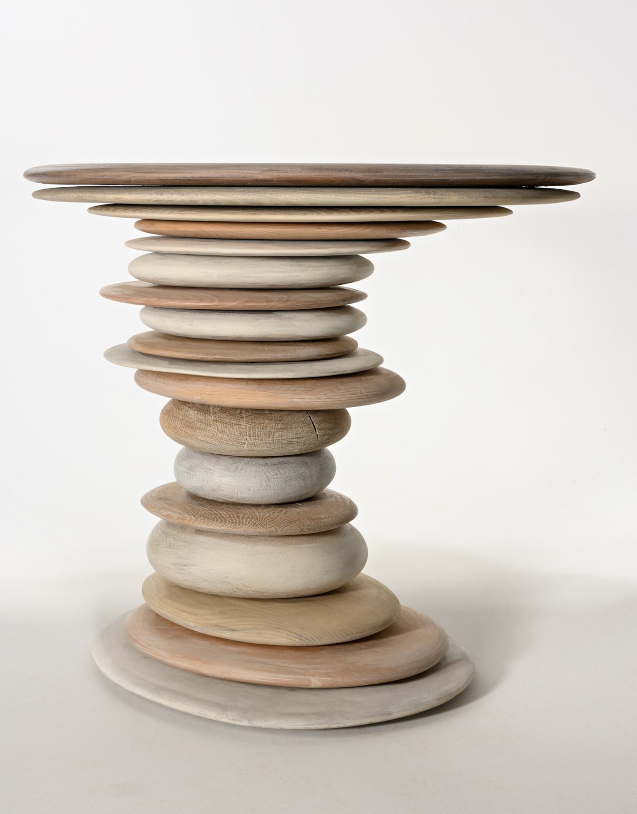 Christopher Kurtz, Skipping Stone Side Tables (Winter)