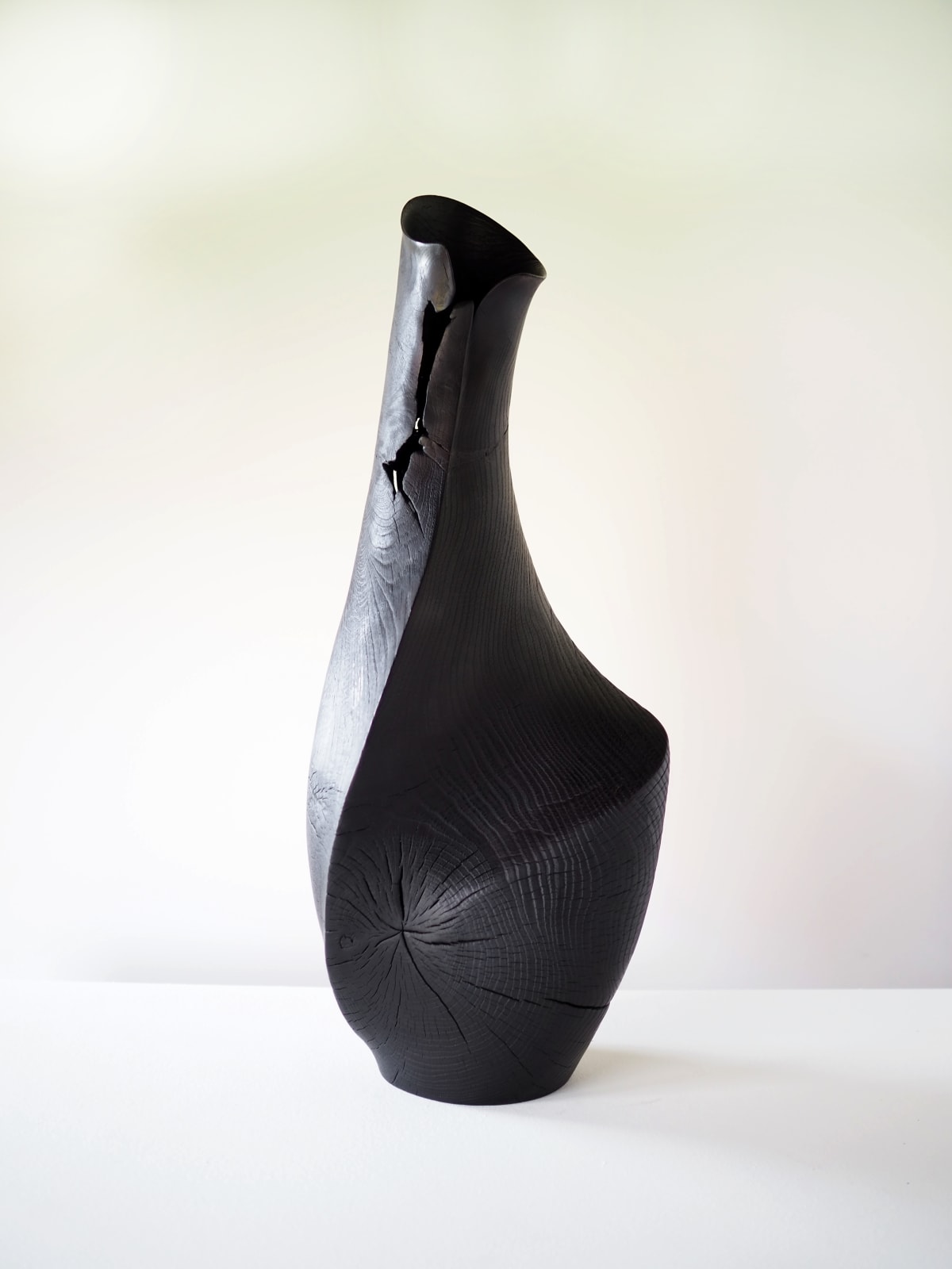 Nic Webb, Flamed, oak vessel, 2019