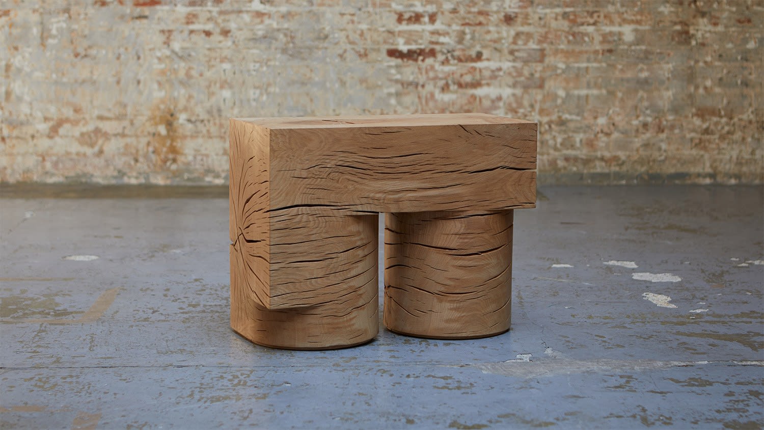 Gareth Neal, Of-Cuts Bench / Side table