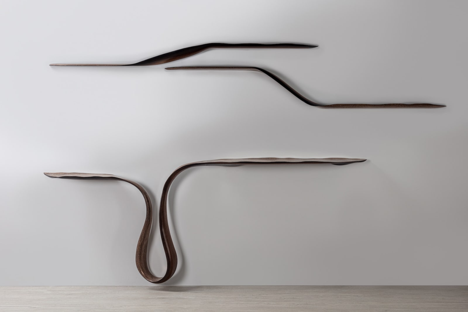 Marc Fish, Double Mokume-Gane Console, 2021