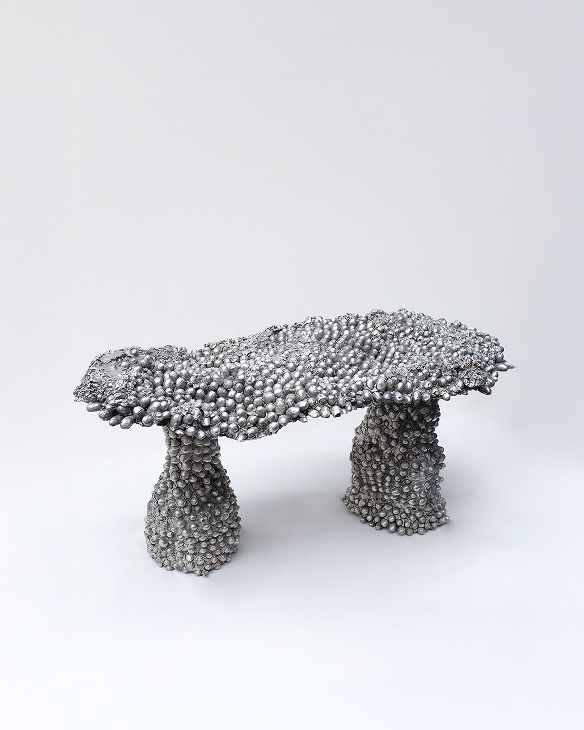 Marlène Huissoud, Frozen Bench, 2017