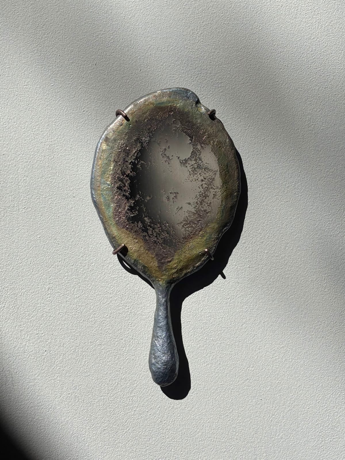 Adi Toch, Melty hand mirror (small), 2024