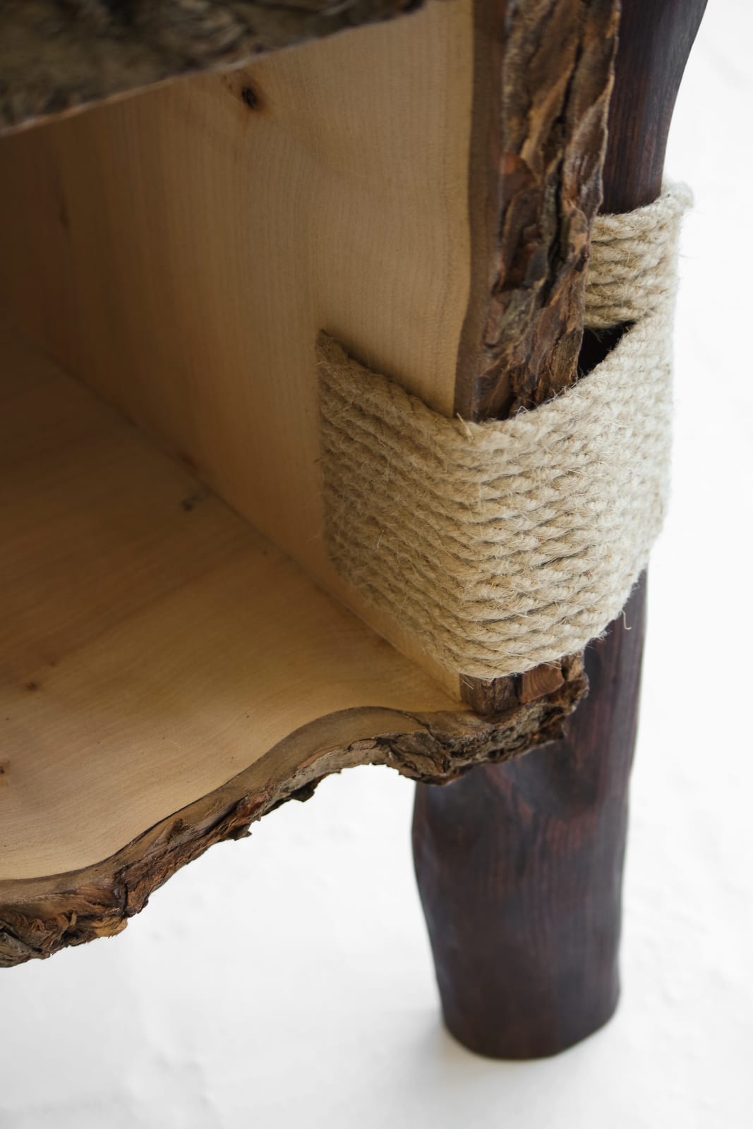 Willem Van Hooff, Ripped wood credenza, 2025