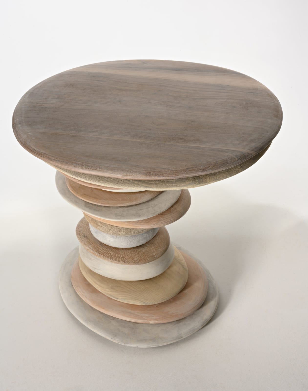 Christopher Kurtz, Skipping Stone Side Tables (Winter)