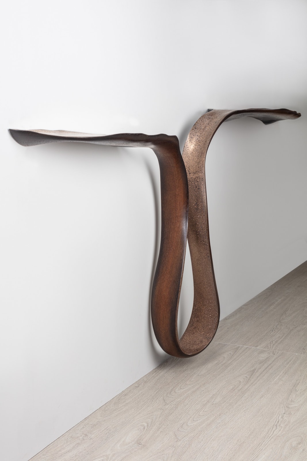 Marc Fish, Double Mokume-Gane Console, 2021
