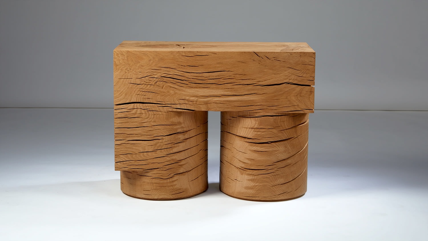 Gareth Neal, Of-Cuts Bench / Side table