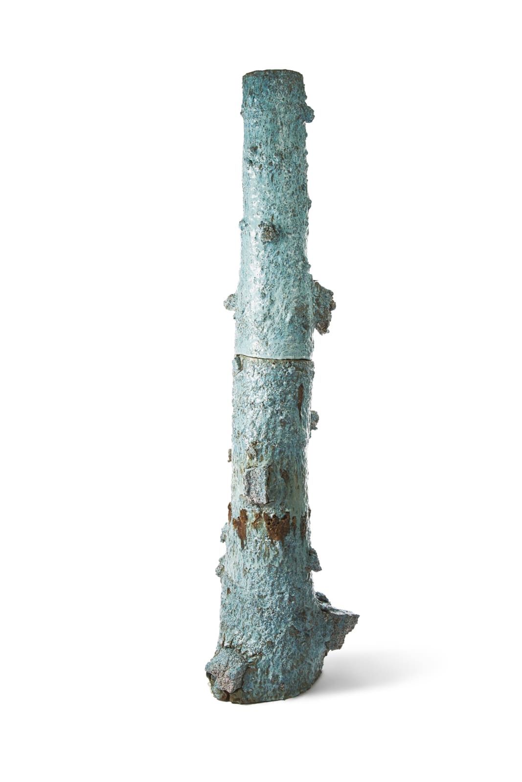 Aneta Regel, Blue Volcanic Totem (textured), 2024