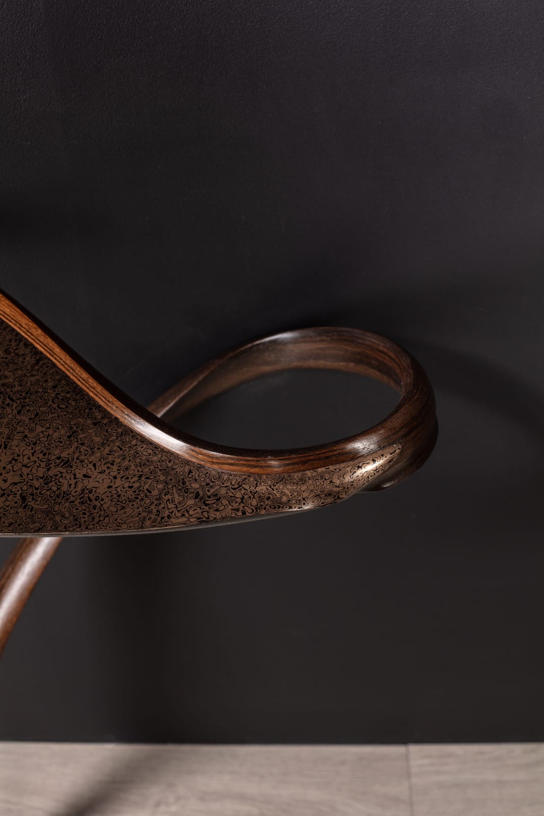 Marc Fish, Mokume Gane Small Console Table, 2023