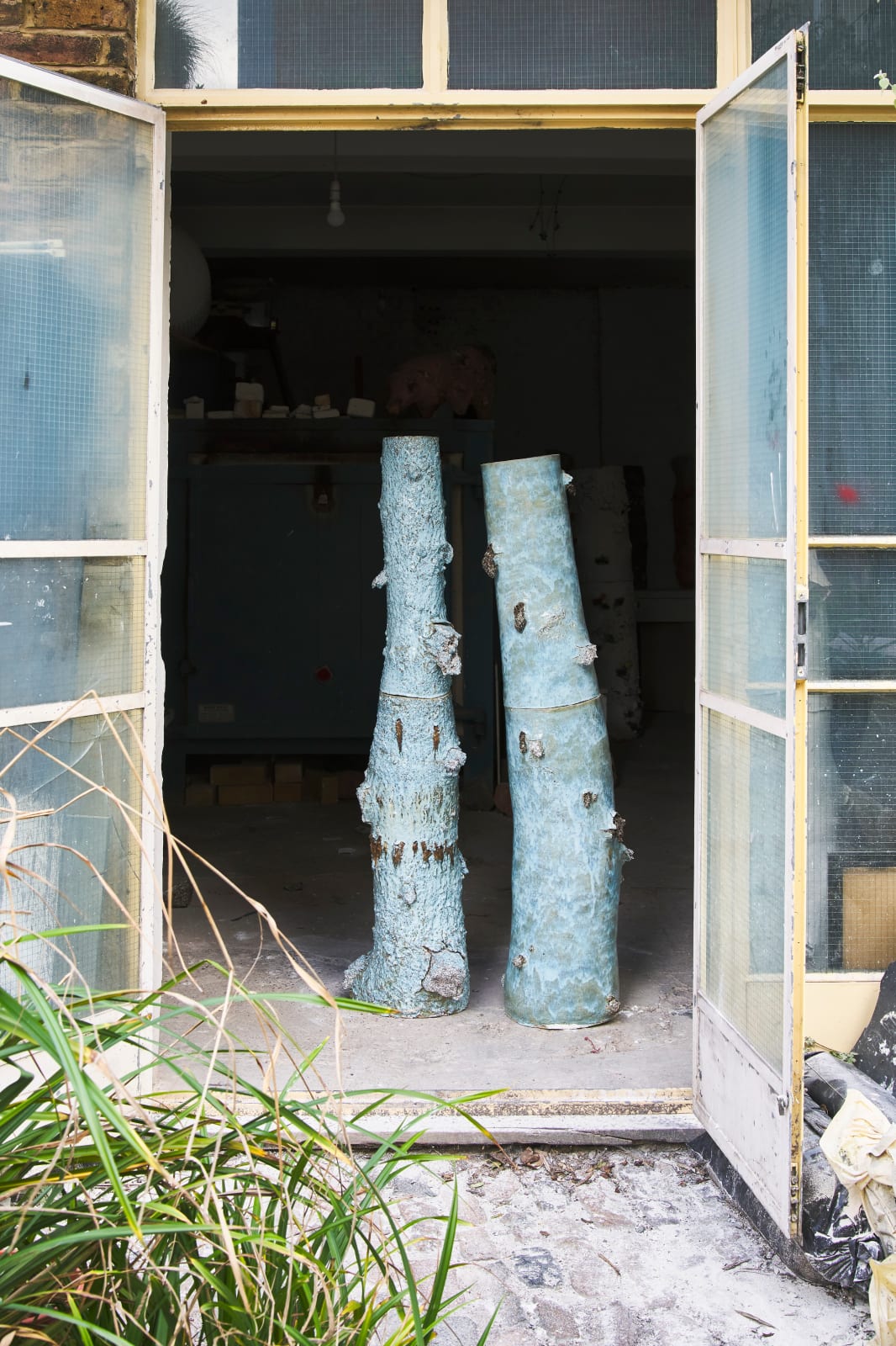 Aneta Regel, Blue Volcanic Totem, 2024