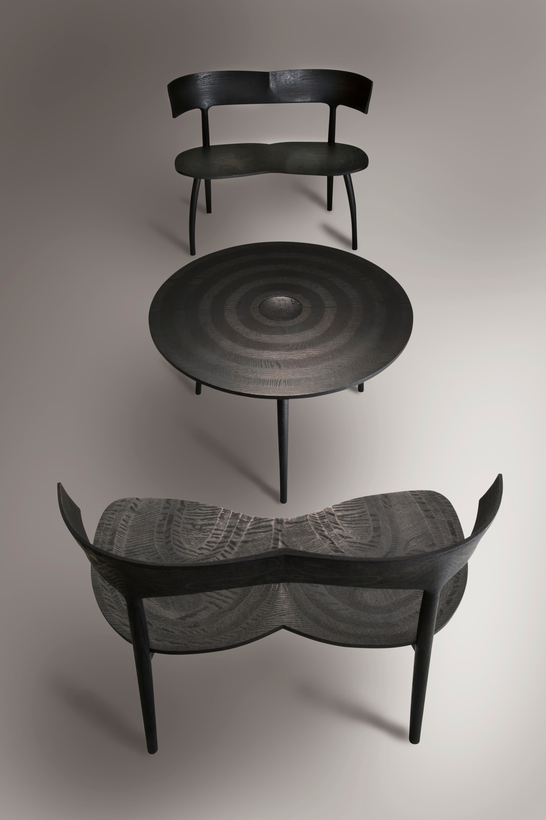 John Makepeace OBE, Scorched Embrace Collection, 2019