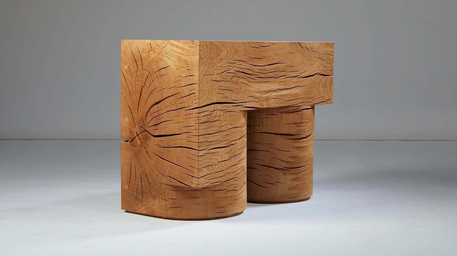 Gareth Neal, Of-Cuts Bench / Side table Commission, 2026
