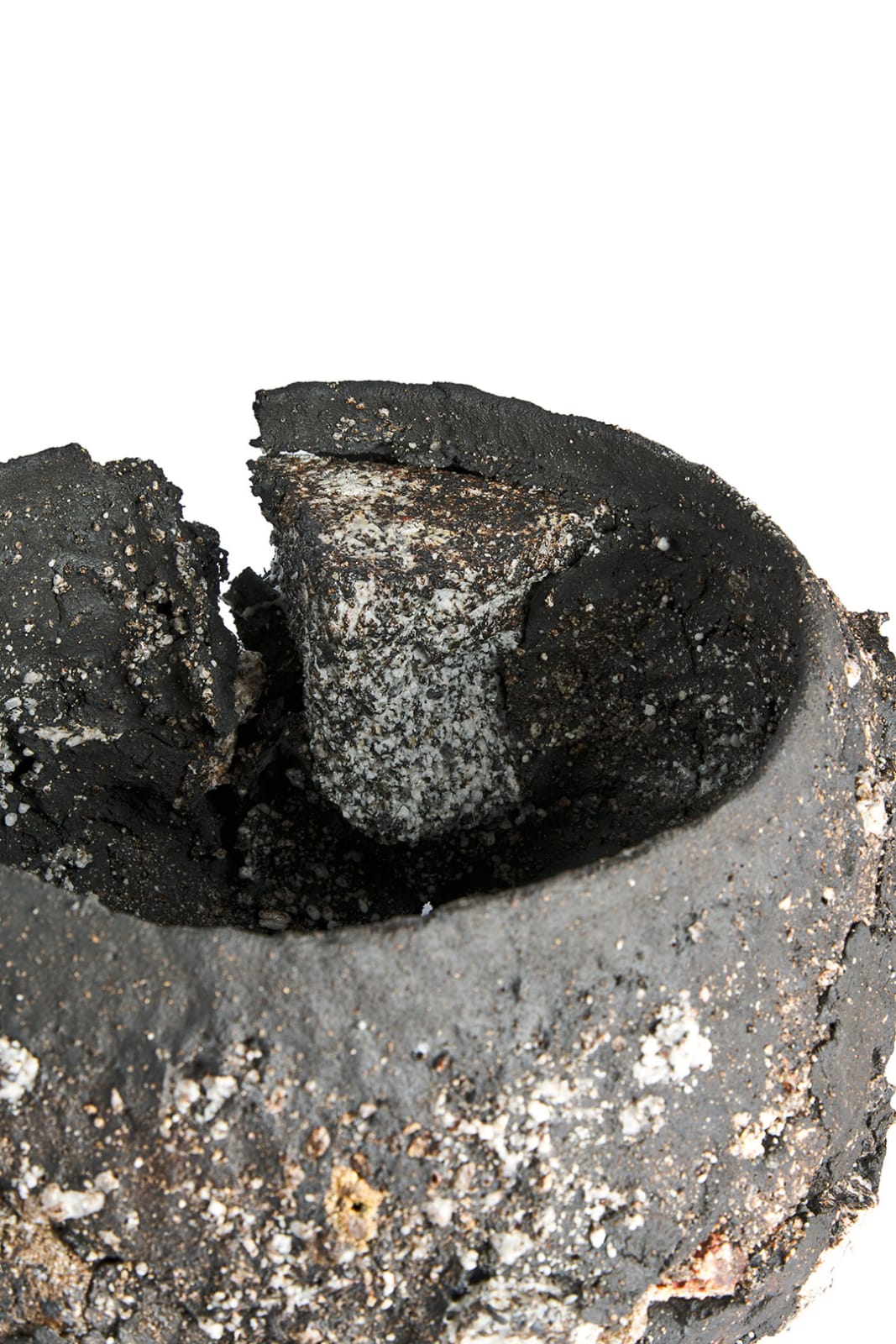 Aneta Regel, Black Raining Stone Vessel, 2024