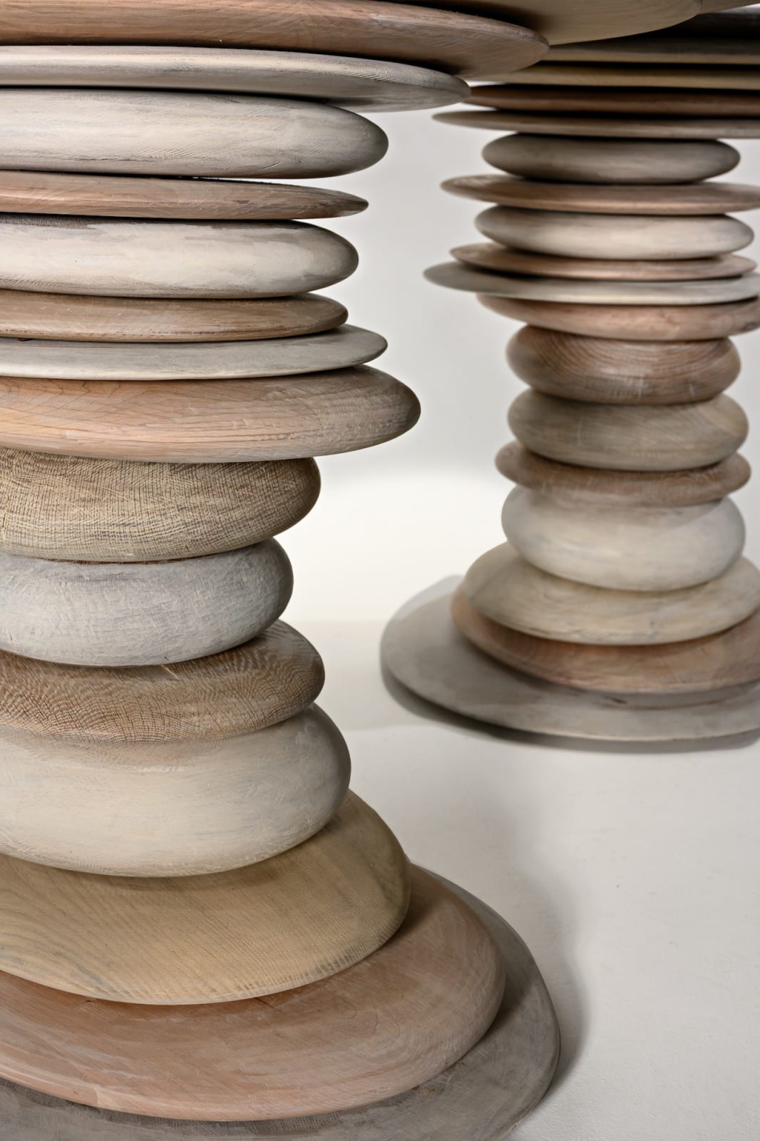 Christopher Kurtz, Skipping Stone Side Tables (Winter)