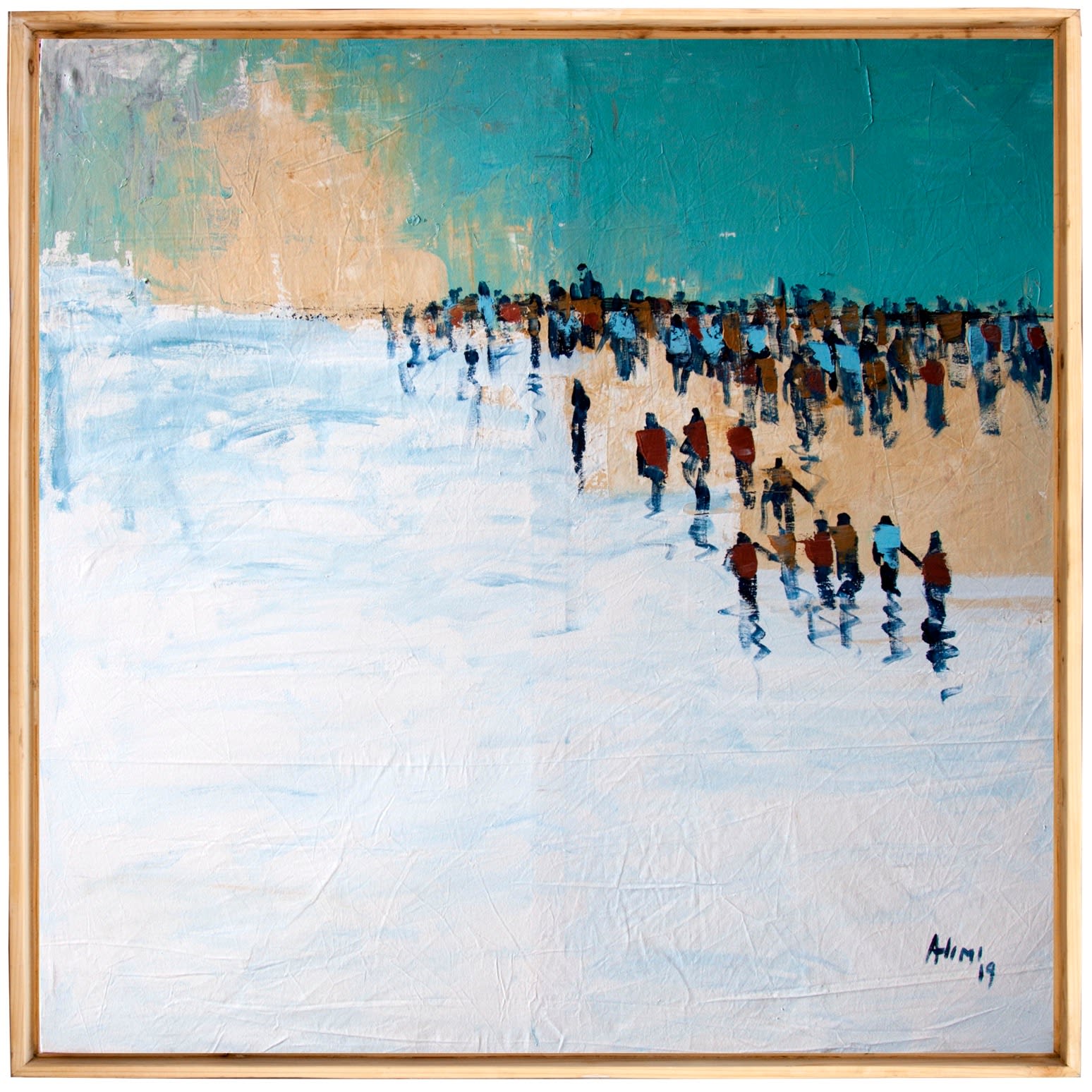 Alimi Adewale, Waiting For The Boat, 2019