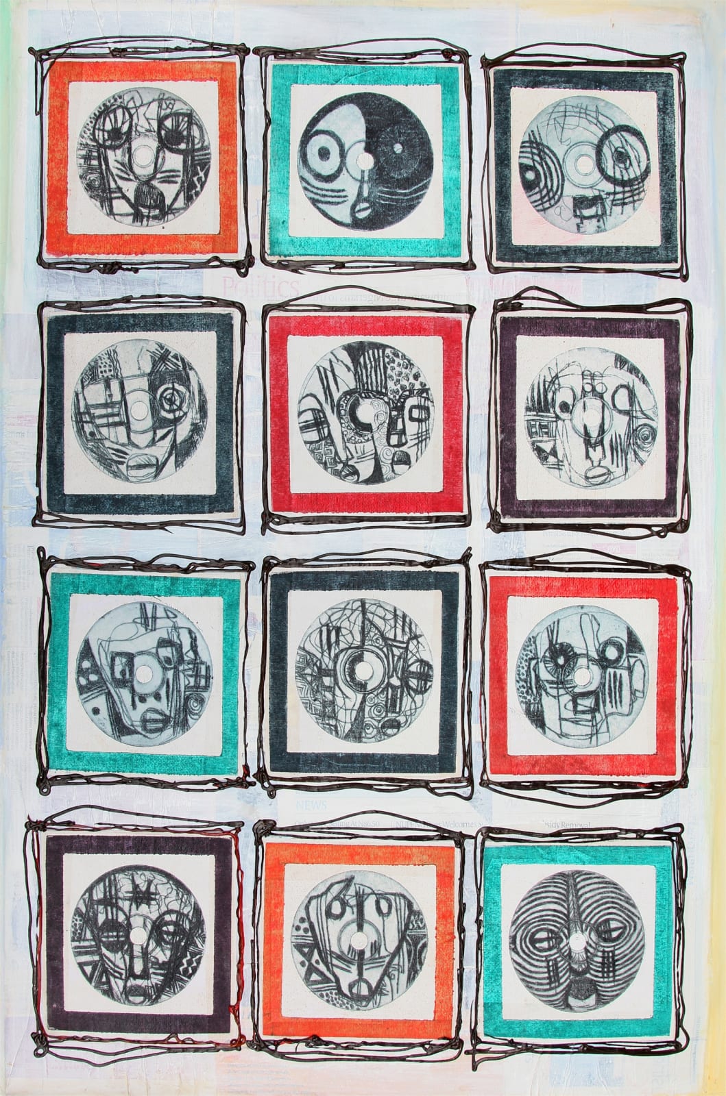 Oluseye Dele, LIKE MINDS I , 2014