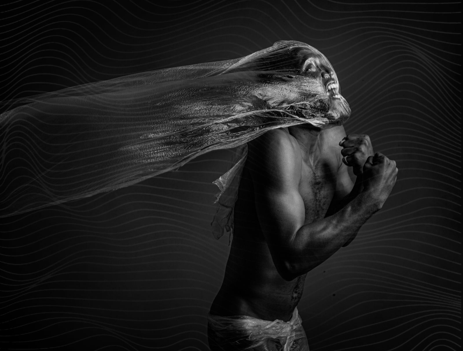 Kevwe Eru, Fighting Anxiety III, 2019