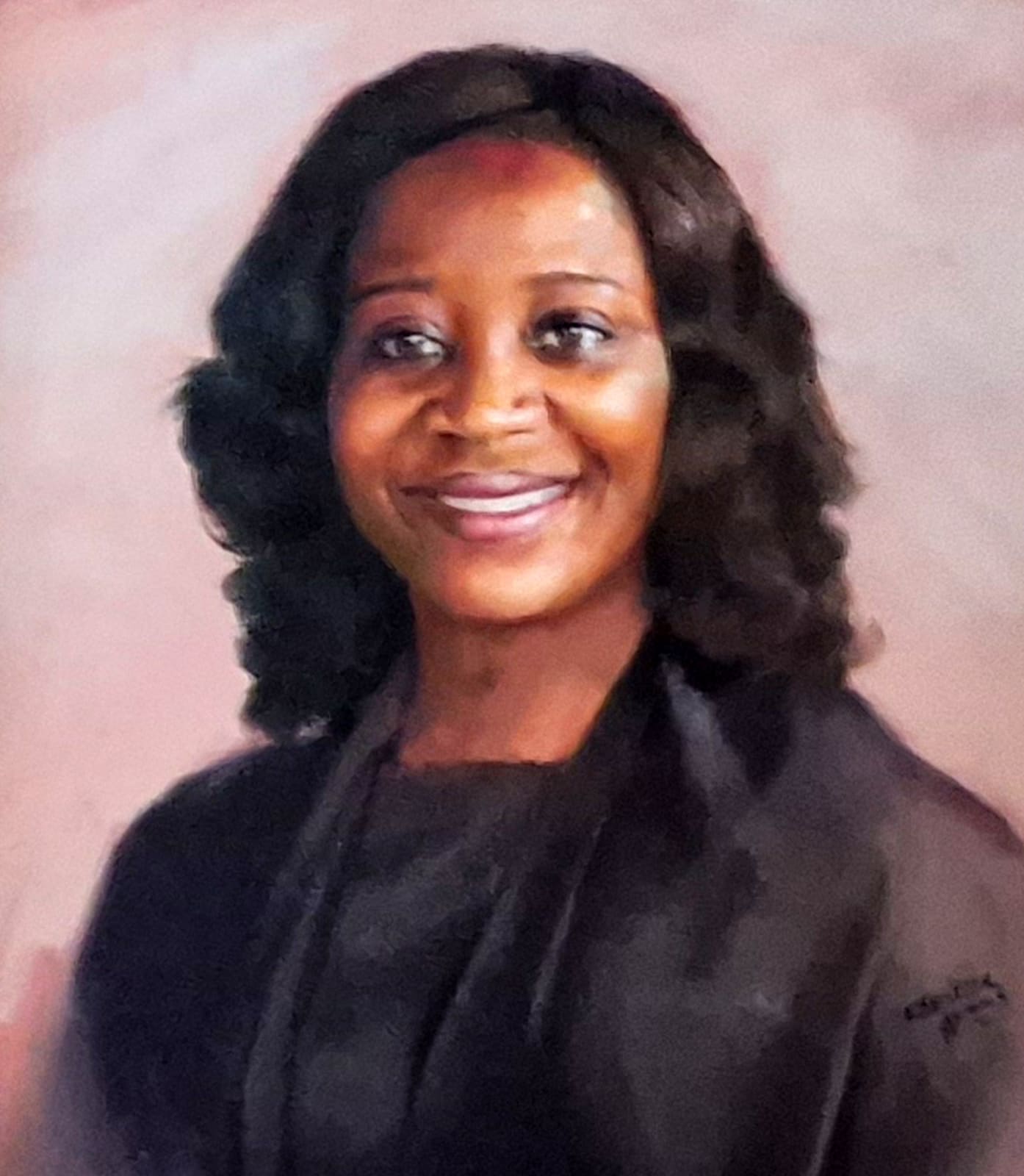 Ebenezer Akinola, Portrait of Chizoba, 2021